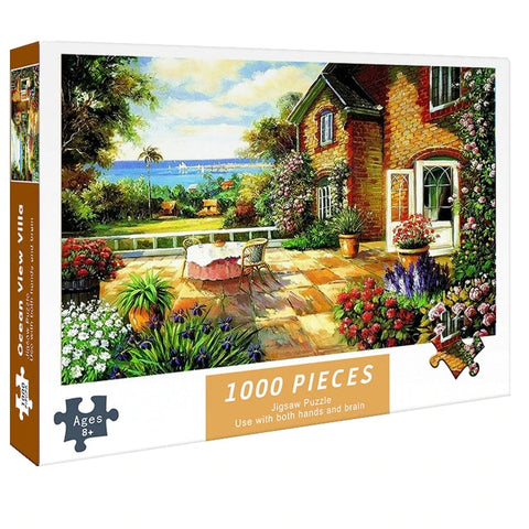 Puzzle Grand Format Maison bord de mer