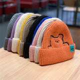 Bonnet bébé garçon ourson
