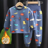 Pyjama enfant chaud motif dinosaure