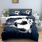 HOUSSE DE COUETTE ENFANT MOTIF BALLON DE FOOT