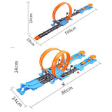 Piste de course avec looping