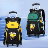 Cartable à roulette pokémon pikachu jaune ou vert